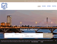 Tablet Screenshot of hotellisboabadajoz.es